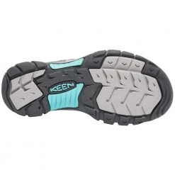 KEEN Newport H2 Outdoor Sandals - Womens Steel Grey Blue Turquoise -Rogan‘s Shoes shop KE 1003481 GRY4