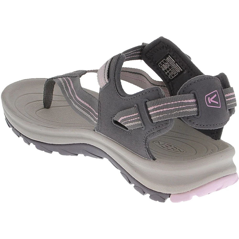 KEEN Terradora 2 Toe Outdoor Sandals - Womens Dark Grey Dawn Pink 3 KEEN Terradora 2 Toe Outdoor Sandals - Womens Dark Grey Dawn Pink - Image 3
