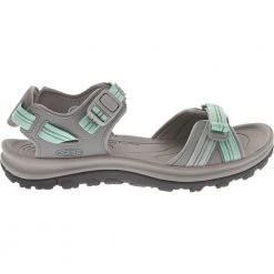 KEEN Terradora 2 Open Outdoor Sandals - Womens Light Gray Ocean Wave
