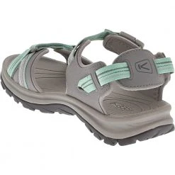 KEEN Terradora 2 Open Outdoor Sandals - Womens Light Gray Ocean Wave -Rogan‘s Shoes shop KE 1022449 SIL3