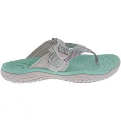 KEEN Solr Toe Post Water Sandals - Womens Light Gray Ocean Wave
