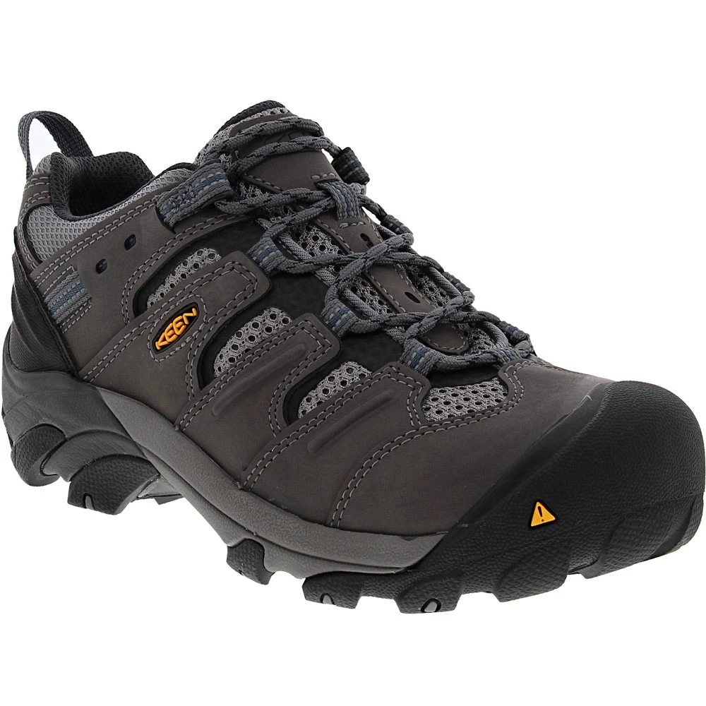 KEEN Utility Boots KEEN Utility Lansing Low Safety Toe Work Boots - Womens Magnet Majolica Blue 2 KEEN Utility Boots KEEN Utility Lansing Low Safety Toe Work Boots - Womens Magnet Majolica Blue - Image 2