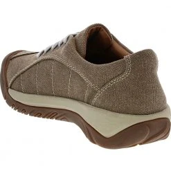 KEEN Presidio Canvas Casual Shoes - Womens Timberwolf Silver Birch -Rogan‘s Shoes shop KE 1026098 TAN3