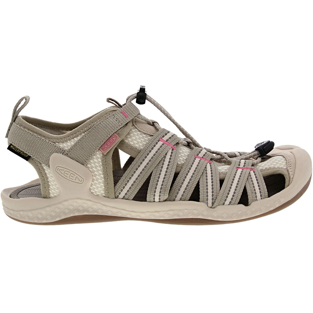 KEEN Drift Creek H2 Outdoor Sandals - Womens Plaza Taupe Ibis Rose 1 KEEN Drift Creek H2 Outdoor Sandals - Womens Plaza Taupe Ibis Rose