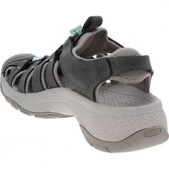 KEEN Astoria West Leather Womens Outdoor Sandals Grey -Rogan‘s Shoes shop KE 1026150 GRY3