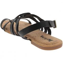 Korks Sangria Sandals - Womens Black -Rogan‘s Shoes shop KK 0006209 BLK3