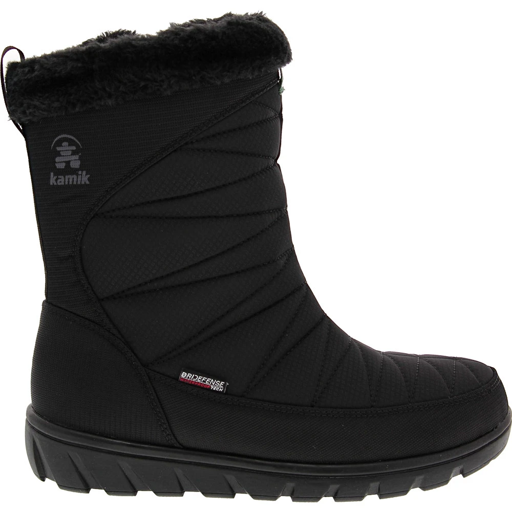 Kamik Boots Kamik Hannah Zip Winter Boots - Womens Black 1 Kamik Boots Kamik Hannah Zip Winter Boots - Womens Black