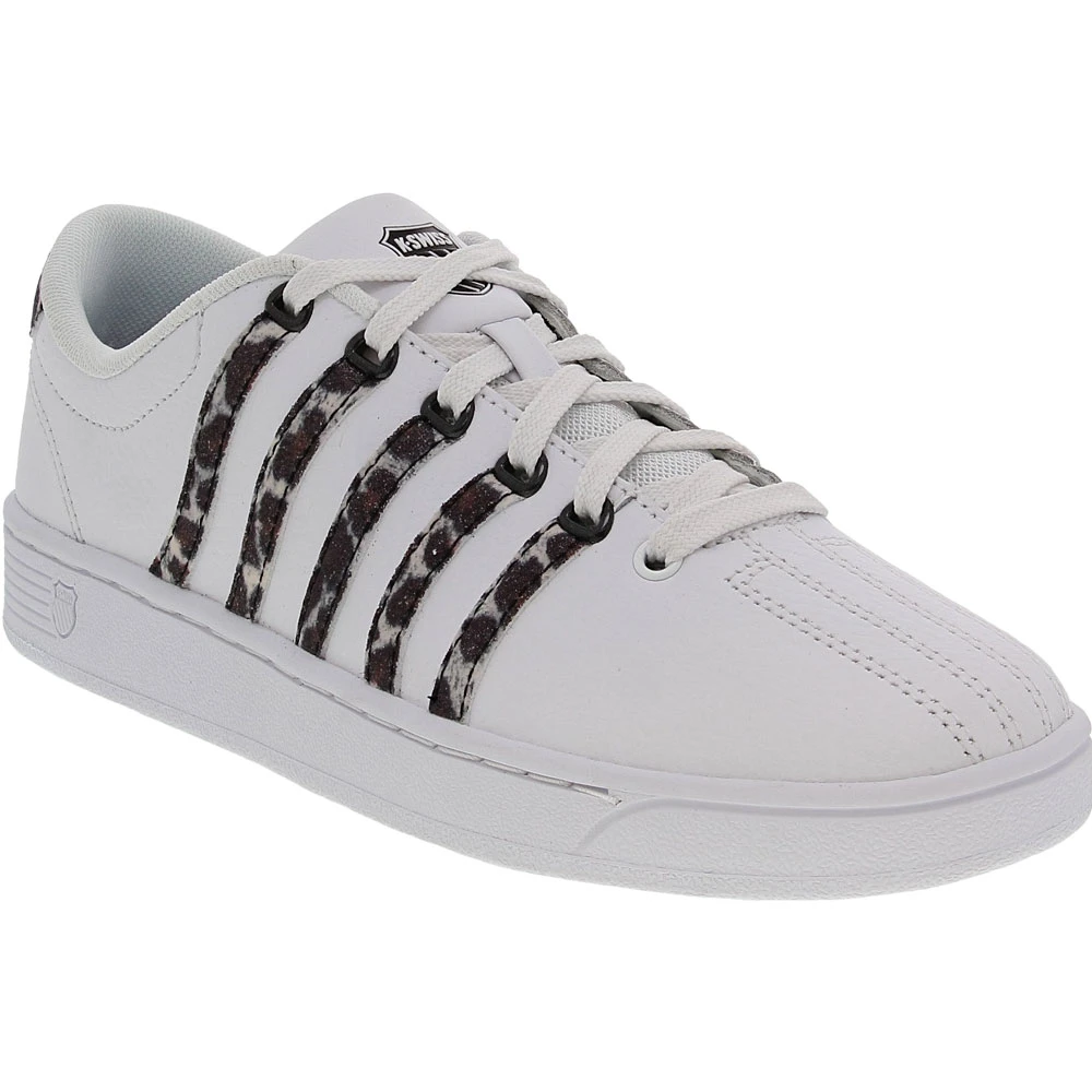 K Swiss Court Pro 2 Curves Lifestyle Shoes - Womens White 2 K Swiss Court Pro 2 Curves Lifestyle Shoes - Womens White - Image 2