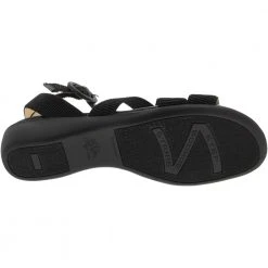 Life Stride Temple Slide Sandals - Womens Black -Rogan‘s Shoes shop LS TEMPLE BLK4