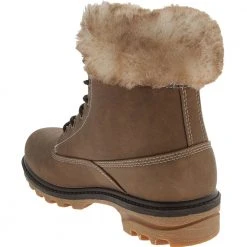 Lugz Empire High Fur Casual Boot - Womens Gumnut Cream Bark -Rogan‘s Shoes shop LZ WEMPHFD BRN3
