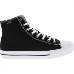 Lugz Stagger Hi Womens Sneakers Black White