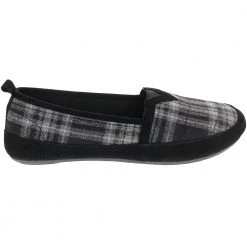 Mia Adri Slip On Casual Shoes - Womens Black Plaid