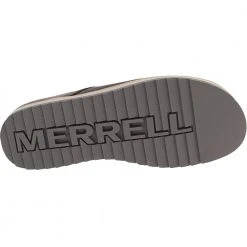 Merrell Juno Clog Suede Slip On Casual Shoes - Womens Charcoal -Rogan‘s Shoes shop ME 001412 CHA4