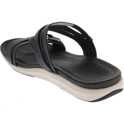 Merrell Kalari Shaw Slide Sandals - Womens Black -Rogan‘s Shoes shop ME 03404 BLK3