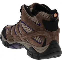 Merrell Moab 2 Mid Ventilator Womens Hiking Boots Bracken Purple -Rogan‘s Shoes shop ME 06050 BRN3