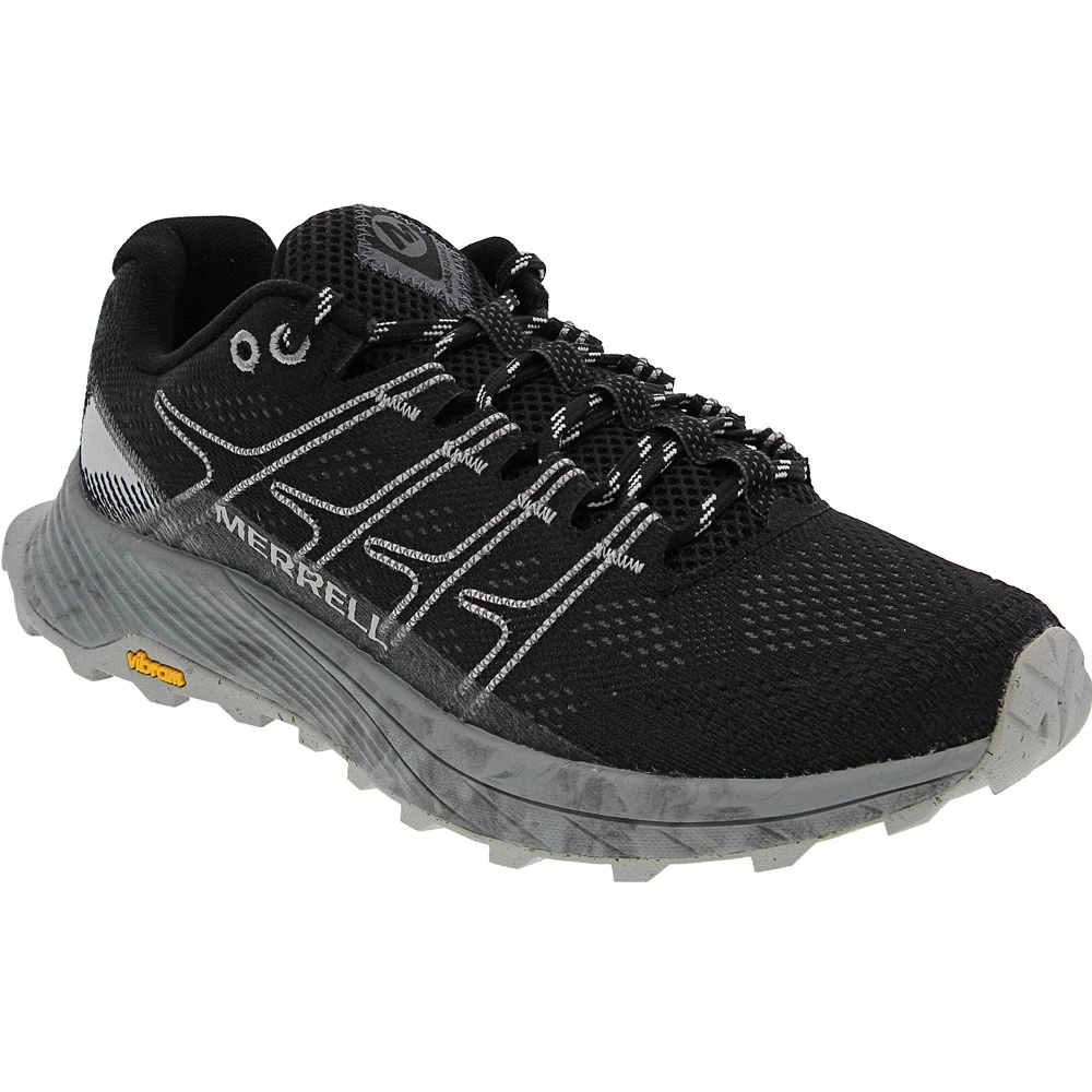 Merrell Moab Flight Trail Running Shoes - Womens Black 2 Merrell Moab Flight Trail Running Shoes - Womens Black - Image 2