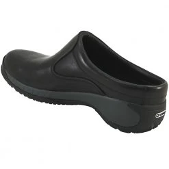 Merrell Encore Q2 Slide Leather Clogs Casual Shoes - Womens Black -Rogan‘s Shoes shop ME 45812 BLK3