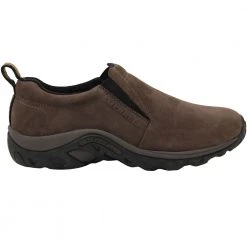 Merrell Jungle Moc Nubuck Slip On Casual Shoes - Womens Brown