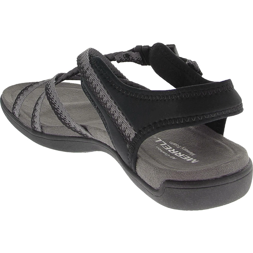 Merrell District Muri Lattice Sandals - Womens Black Grey 3 Merrell District Muri Lattice Sandals - Womens Black Grey - Image 3