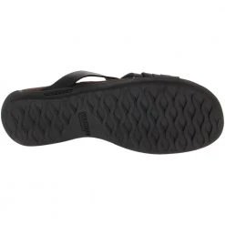 Merrell District Mahana Slide Sandals - Womens Black -Rogan‘s Shoes shop ME 97318 BLK4