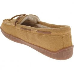 Minnetonka Moccasins Minnetonka Hardsole Slipper Slippers - Womens Tan -Rogan‘s Shoes shop MN 3501 TAN3