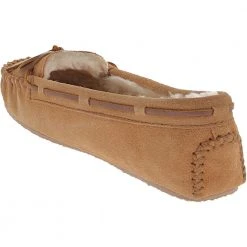 Minnetonka Moccasins Minnetonka Cally Slippers - Womens Cinnamon -Rogan‘s Shoes shop MN 4012 TAN3