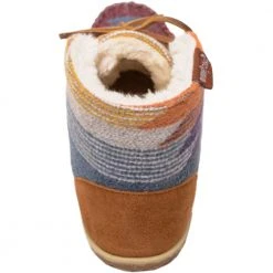 Minnetonka Moccasins Minnetonka Torrey Slippers - Womens Brown Multi -Rogan‘s Shoes shop MN 40141 BNM3