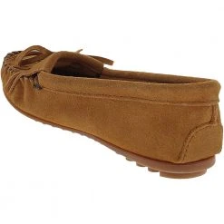 Minnetonka Moccasins Minnetonka Kilty Slippers - Womens Brown -Rogan‘s Shoes shop MN 403 BRN3