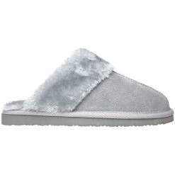 Minnetonka Moccasins Minnetonka Chesney Slippers - Womens Ice Grey
