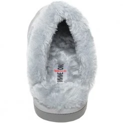 Minnetonka Moccasins Minnetonka Chesney Slippers - Womens Ice Grey -Rogan‘s Shoes shop MN 40888 ICG3