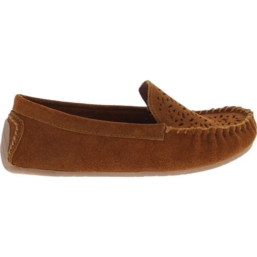 Minnetonka Moccasins Minnetonka Sophia Slippers - Womens Brown 6 Minnetonka Moccasins Minnetonka Sophia Slippers - Womens Brown -Rogan‘s Shoes shop MN 69312 BRN2