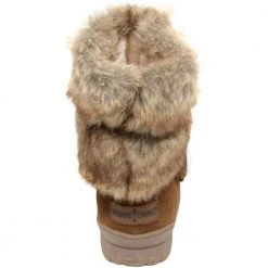 Minnetonka Moccasins Minnetonka Everett Winter Boots - Womens Dusty Brown -Rogan‘s Shoes shop MN 80083 CHE3