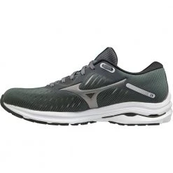 Mizuno Wave Rider 24 Running Shoes - Womens Castlerock Phantom -Rogan‘s Shoes shop MZ 411228 GRY3