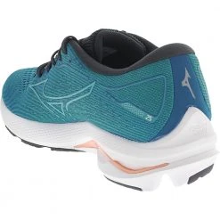 Mizuno Wave Rider 25 Womens Running Shoes Blue -Rogan‘s Shoes shop MZ 411323 BLU3