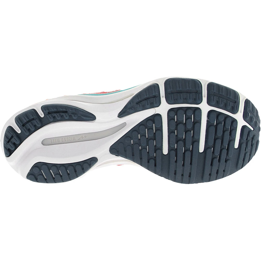 Mizuno Wave Rider 25 Womens Running Shoe Red 4 Mizuno Wave Rider 25 Womens Running Shoe Red - Image 4