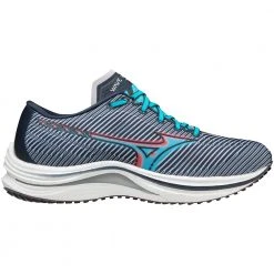 Mizuno Wave Rebellion Running Shoes - Womens India Ink Scuba Blue
