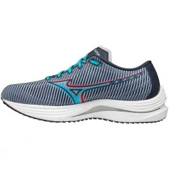 Mizuno Wave Rebellion Running Shoes - Womens India Ink Scuba Blue -Rogan‘s Shoes shop MZ 411334 INK3