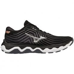Mizuno Wave Horizon 6 Running Shoes - Womens Black Silver