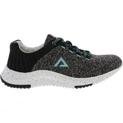 Nurse Mates Elin Walking Shoes - Womens Black Grey Turquoise