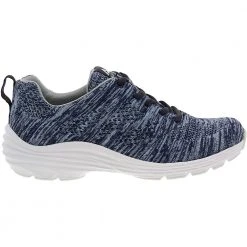 Nurse Mates Tabor Walking Shoes - Womens Navy Woven