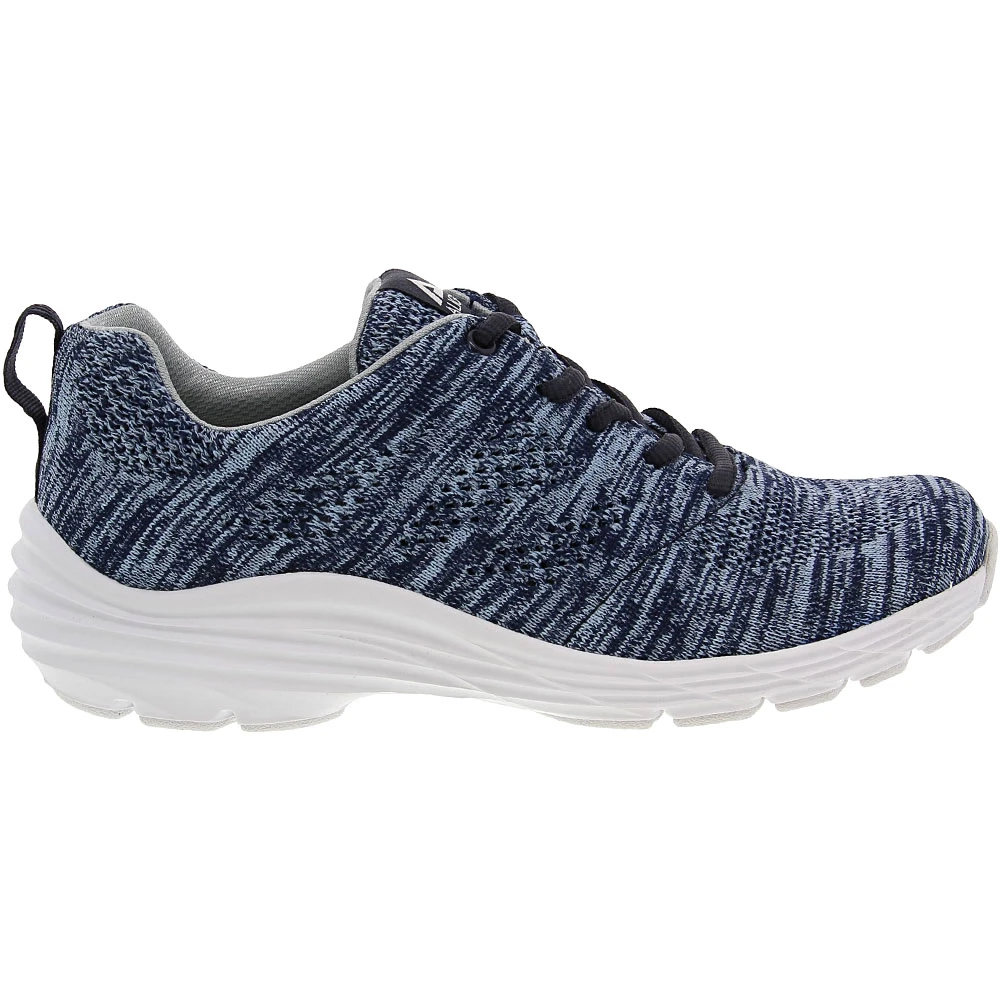 Nurse Mates Tabor Walking Shoes - Womens Navy Woven 1 Nurse Mates Tabor Walking Shoes - Womens Navy Woven