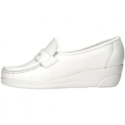 Nurse Mates Pennie Slip On Nursing Shoes - Womens White -Rogan‘s Shoes shop NM 103814 WHT3