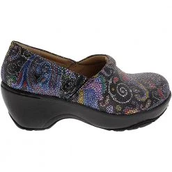 Nurse Mates Bryar Clog Duty Shoes - Womens Mosaic Paisley