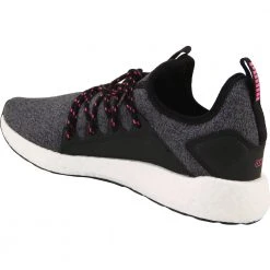 Puma Nrgy Neko Knit Running Shoes - Womens Black Pink -Rogan‘s Shoes shop PM 19147701 XPK3