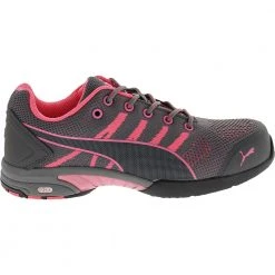 Puma Safety Celerity Knit Safety Toe Work Shoes - Womens Grey Pink