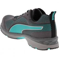 Puma Safety Fuse Knit 2.0 Womens Safety Toe Work Shoes Grey Blue -Rogan‘s Shoes shop PM 643905 YBL3