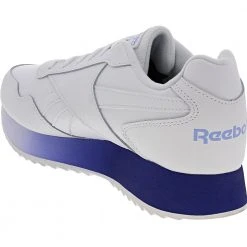 Reebok Classic Harman Ripple Double Womens Lifestyle Shoes White Blue -Rogan‘s Shoes shop RB GZ4135 WPU3