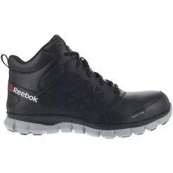Reebok Work RB142 Womens Sublite Mid Alloy Toe Work Shoes Black