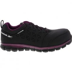 Reebok Work Sublite RB492 Leather Safety Toe Womens Work Shoes Black