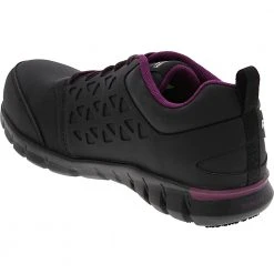 Reebok Work Sublite RB492 Leather Safety Toe Womens Work Shoes Black -Rogan‘s Shoes shop RB RB492 BLK3